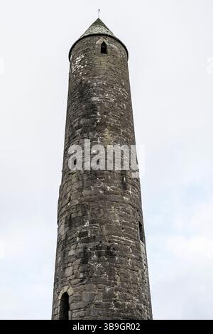 Rundturm von Killala, County Mayo, Irland Stockfoto