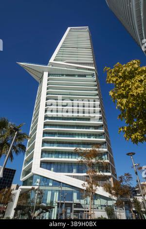 Zypern, Limassol (Lemesos), Trilogy Towers Moderne Hochhäuser Stockfoto