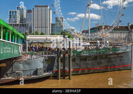 London Eye, London Borough of Lambeth, London, England, Vereinigtes Königreich Stockfoto