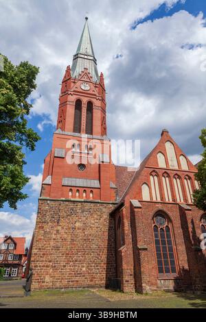 St. Martin's Church, Nienburg/Weser, Niedersachsen, Deutschland, Europa Stockfoto