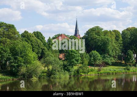 St. Martin's Church, Nienburg/Weser, Niedersachsen, Deutschland, Europa Stockfoto