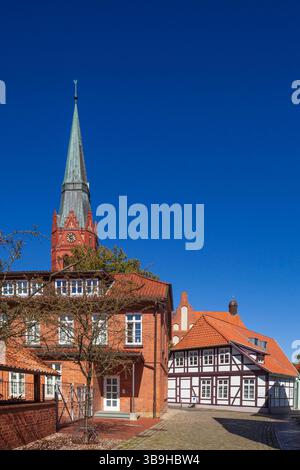 St. Martin's Church, Nienburg/Weser, Niedersachsen, Deutschland, Europa Stockfoto