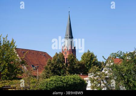 St. Martin's Church, Nienburg/Weser, Niedersachsen, Deutschland, Europa Stockfoto
