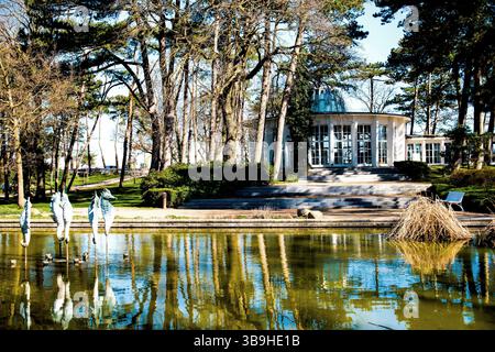 Wandelhalle, Trinkkurhalle, Timmendorfer Strand, Schleswig-Holstein, Deutschland, Europa Stockfoto
