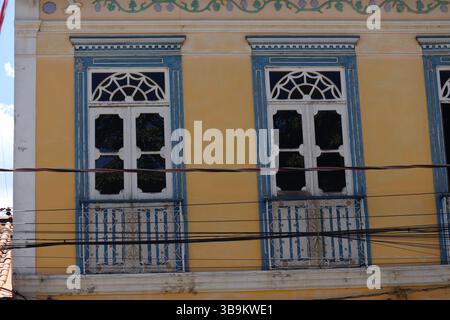 Sao Luiz do Paraitinga, SP, Brasilien - 10. februar 2025 - Kolonialbau Stockfoto