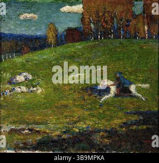 Privatsammlung, vor Sammlung Emil Bührle, Zürich Wassily Kandinsky - der Blaue Reiter Stockfoto