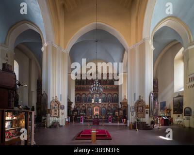 Kathedrale der Theotokos, byzantinische orthodoxe Kirche in Vilnius, Litauen Stockfoto