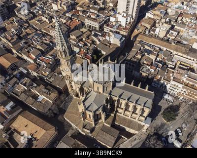 Nuestra Senora dels Dolors Kirche, neogotisch, 19. Jahrhundert, Manacor, Mallorca, Balearen, Spanien, Europa Stockfoto