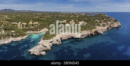 SA Barca Trencada, Stadtgebiet Santanyi, Mallorca, Balearen, Spanien, Europa Stockfoto