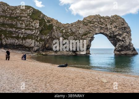 Durdle Door Dorset, Purbeck Stockfoto