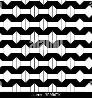 Dünne Linie hexagonaler Hintergrund mit abstraktem geometrischem Muster und sechseckiger und dreieckiger Textur. Nahtloses Geometriemuster. Vektorgrafik-Linien-Illustrationen Stock Vektor