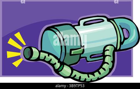 Electricity Generator Cartoon Drawing Vector Illustration Stock Vektor