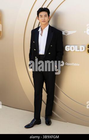 Los Angeles, USA. Mai 2025. Taecyeon nimmt am 10. Mai 2025 an der Ankunft der Gold Gala 2025 im Music Center in Los Angeles Teil. (Foto: Corine Solberg/SIPA USA) Credit: SIPA USA/Alamy Live News Stockfoto