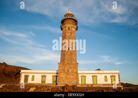 Leuchtturm von Orchilla, Faro de Orchilla, El Hierro, Kanarische Inseln, Spanien Stockfoto
