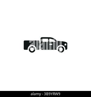 Symbol „Pickup Truck“ Stock Vektor