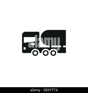 Symbol Tankfahrzeug Stock Vektor