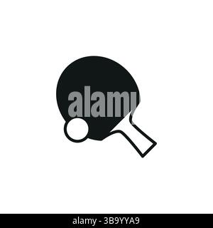 Tischtennis-Symbol Stock Vektor