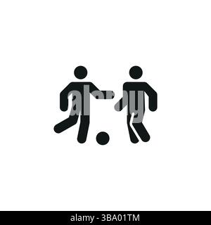 Fußballspieler-Symbol Stock Vektor
