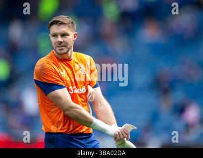 Ibrox Stadium, Glasgow, Großbritannien. Mai 2025. Scottish Premiership Football, Rangers versus Aberdeen; Jack Butland von Rangers Credit: Action Plus Sports/Alamy Live News Stockfoto