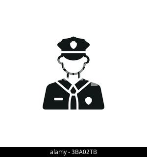 Polizist-Symbol Stock Vektor