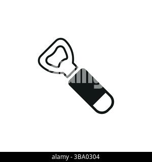 Symbol Flaschenöffner Stock Vektor