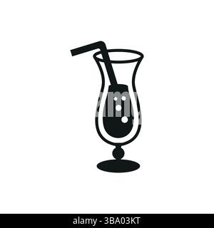 Tropencocktail-Symbol Stock Vektor