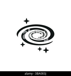 Galaxy-Symbol Stock Vektor