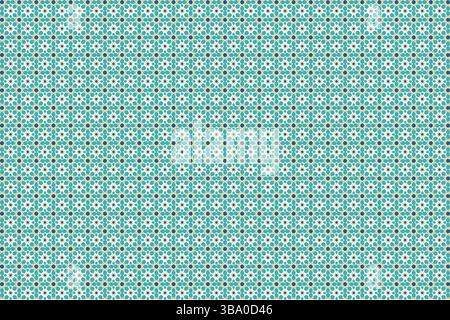 Islamische Grußkarte, Banner Hintergrund mit ornamentalen bunten Detail des floralen Mosaiks islamische Kunst Ornament, Vektor-Illustration. Stock Vektor