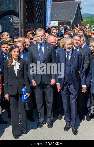 mauthausen, österreich, 11. Mai 2025, 80. Jahrestag der Befreiung des ...