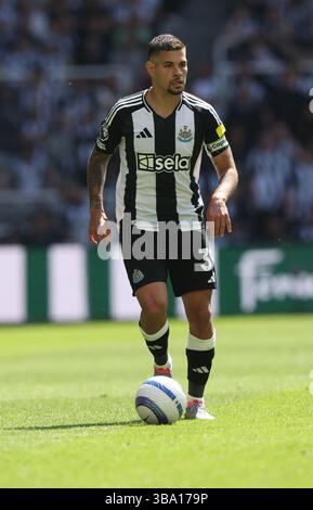 Newcastle upon Tyne, Großbritannien. Mai 2025. Bruno Guimaraes von Newcastle United während des Premier League-Spiels zwischen Newcastle United und Chelsea im St. James' Park in Newcastle upon Tyne. Der Bildnachweis sollte lauten: Nigel Roddis/Sportimage Credit: Sportimage Ltd/Alamy Live News Stockfoto