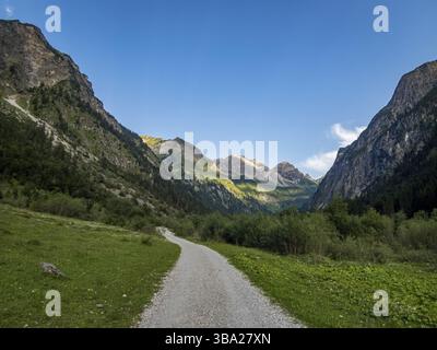Fantastische Panoramawanderung vom Nebelhorn entlang des Laufbacher Eck über Schneck, Hofats und Oytal Stockfoto
