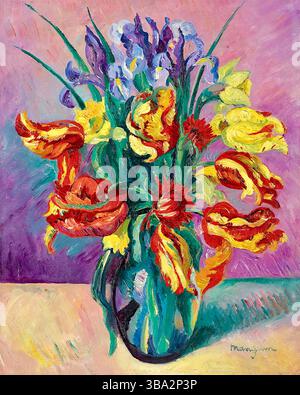 Henri Manguin - Tulpen Perroquet - 1916 Stockfoto