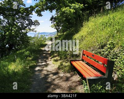 Fantastische Wanderung bei Sipplingen am Bodensee mit herrlichen Ausblicken und geheimnisvollen Schluchten Stockfoto