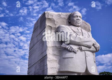Washington DC, USA - 15. Oktober 2021: The Martin Luther King Jr. Denkmal in der National Mall in Washington DC Stockfoto