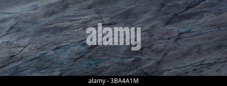 Schwarzer Marmor gemusterter Textur Hintergrund. Abstrakter Naturmarmor schwarz und weiß für Design Stockfoto