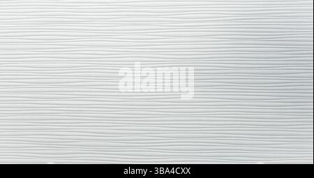 Hellweiß gewaschenes weiches Holz als Hintergrund. Grunge weiß getüncht lackierte Holzdielen Tischmuster von oben Stockfoto