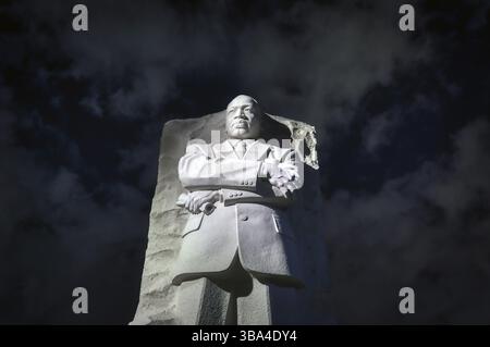 Washington DC, USA - 13. Oktober 2021: The Martin Luther King Jr. Denkmal in der National Mall in Washington DC Stockfoto