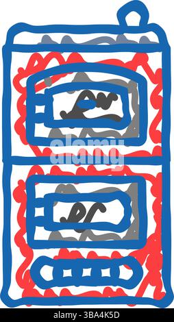 Bild des Symbols „Biomasse erhitzen“ Stock Vektor