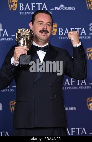 London, Großbritannien. Mai 2025. Danny Dyer bei den BAFTA Television Awards, Royal Festival Hall. Quelle: Doug Peters/EMPICS/Alamy Live News Stockfoto
