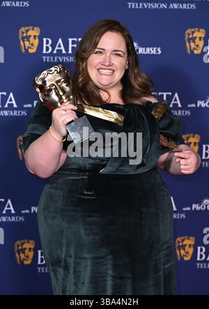 London, Großbritannien. Mai 2025. Jessica Gunning bei den BAFTA Television Awards, Royal Festival Hall. Quelle: Doug Peters/EMPICS/Alamy Live News Stockfoto