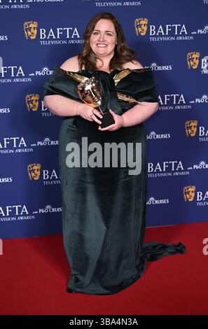 London, Großbritannien. Mai 2025. Jessica Gunning bei den BAFTA Television Awards, Royal Festival Hall. Quelle: Doug Peters/EMPICS/Alamy Live News Stockfoto