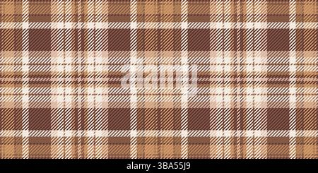 Nahtlose Streifenstruktur, Textil-Schottenkaromuster zum Geburtstag. Discount Hintergrund Muster Plaid Vektor in rot und orange Farbpalette. Stock Vektor