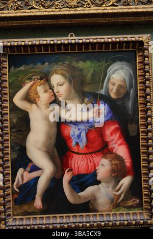 Kunst in der National Gallery, einem Kunstmuseum in London, Großbritannien Stockfoto