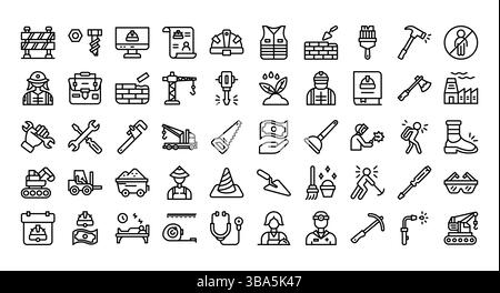 Symbolformat für Arbeitstag. Gliederung. Vektorabbildung. Stock Vektor