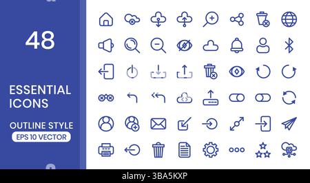 Die Sammlung umfasst Geschäftsentwicklungen, Programmierung, Webdesign, App-Design und vieles mehr. Stock Vektor