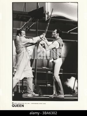 Highlander 1986 EMI / Queen Music Video Freddie Mercury / Christopher Lambert Stockfoto