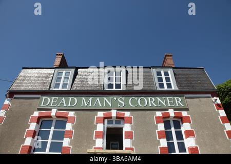 „Dead man's Corner“ im D-Day Experience Museum, Carentan-les-Marais, Normandie, Frankreich. Stockfoto