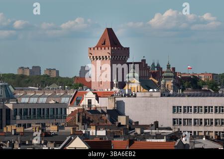 Schloss Posen im Stadtbild von Posen alter Marktplatz Stockfoto
