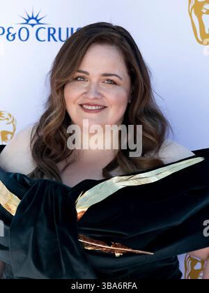 11. Mai 2025, London, England, Vereinigtes Königreich – Jessica Gunning nimmt an den BAFTA TV Awards 2025 Teil, Royal Festival Hall Stockfoto