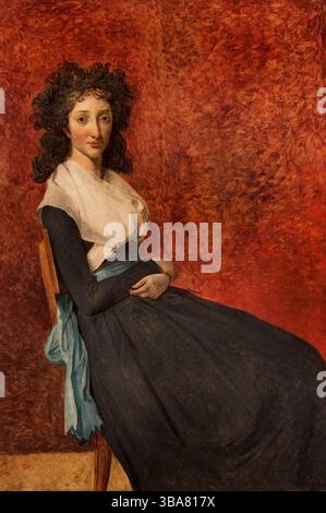 Madame Charles Louis Trudaine 1791 - 1792 von Jacques-Louis DAVID 1748 -1825 Frankreich französisches Museum Louvre . Stockfoto